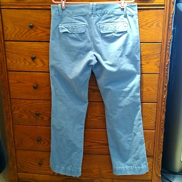 Old Navy Women’s Plush Velour Stretch Pants, light blue color, size 12. - Picture 2 of 4